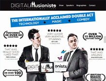 Tablet Screenshot of digitalillusionists.com